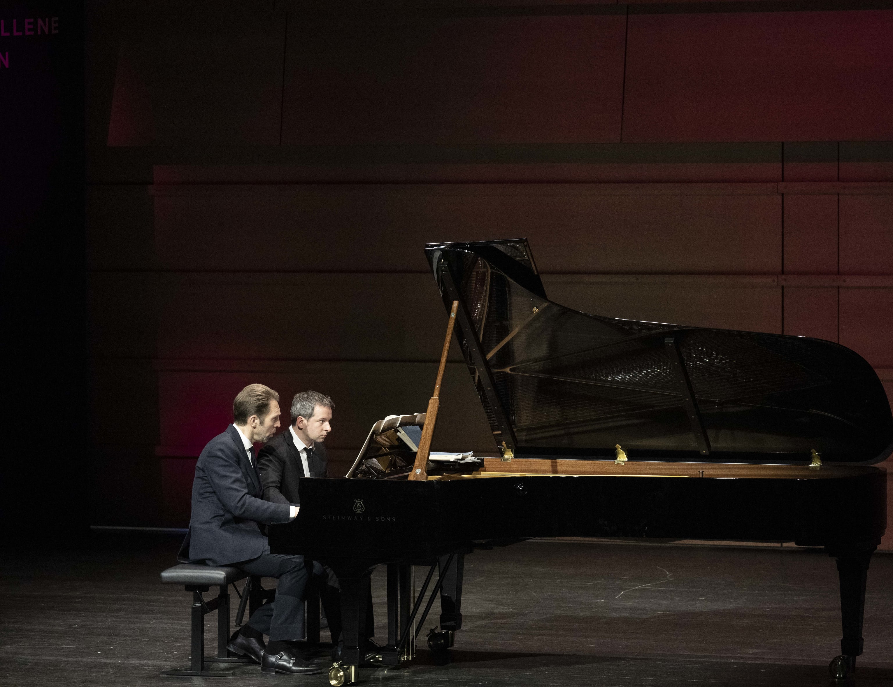 Leif Ove Andsnes & Bertrand Chamayou. Foto: Thor Brødreskift